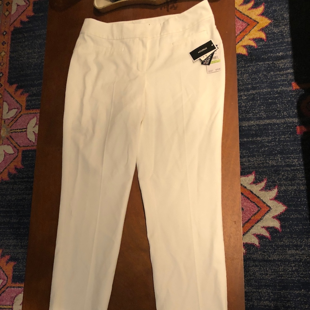 Nine West White Dress Pants Size 4